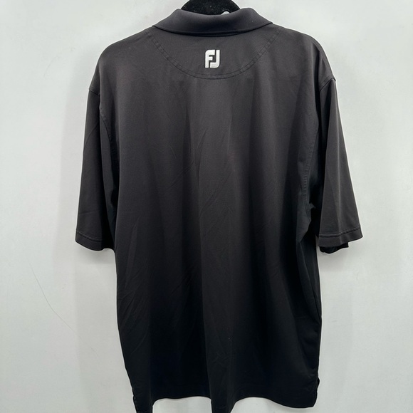FOOTJOY GOLF men’s black-blue activewear athleisure casual polo. XL - Picture 2 of 10